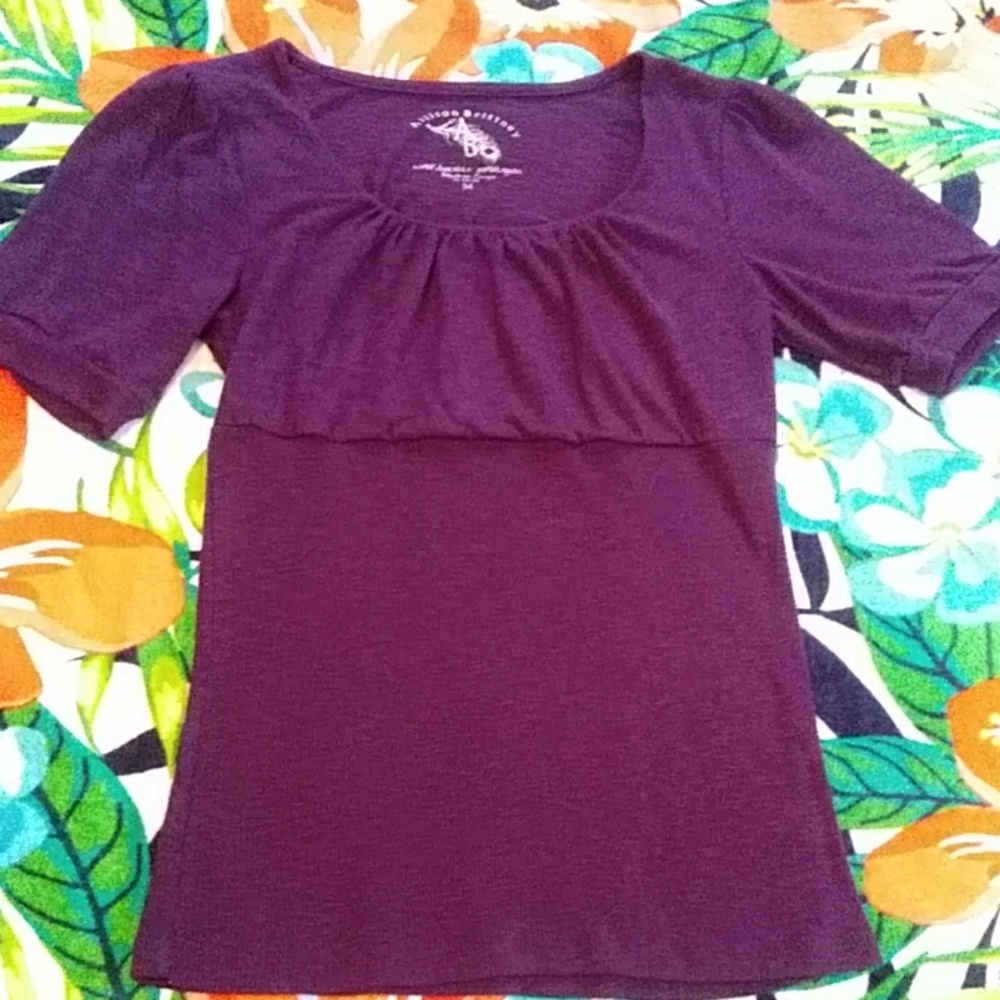 Purple blouse